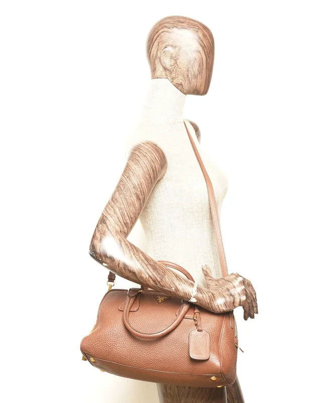 Prada Vitello Daino Bauletto Bag in Leather from A Retro Tale, photo 10 of 10