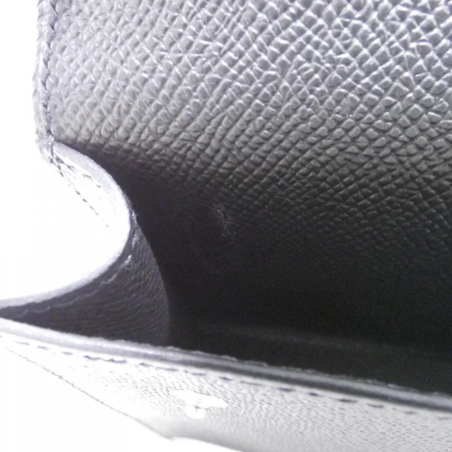 HERMES Snap 085291CK Wallet Bag in BLACK (Black) / PALLADIUM (SILVER) / Palladium (Silver) hardware EPSON from KOMEHYO, photo 7 of 7