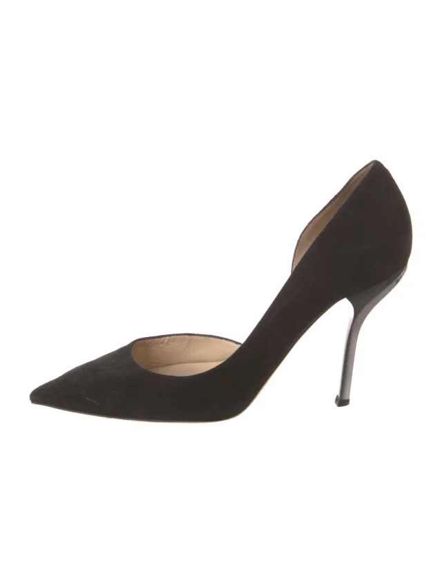Jimmy Choo shoes in Black Suede from The RealReal