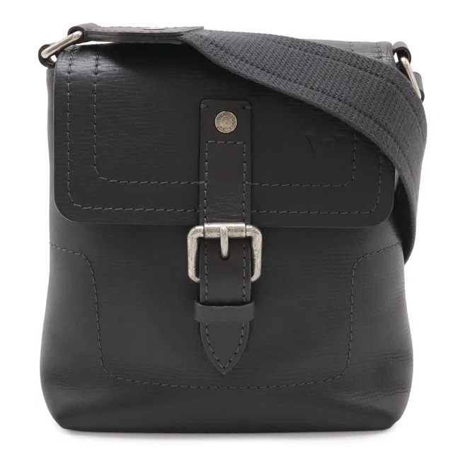 Louis Vuitton Utah Yuma Shoulder Bag Pochette Crossbody Leather Basalt Dark Gray in Grey Leather from The Reluxe