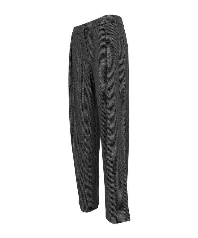 Emporio Armani Herringbone-Pattern Straight-Leg Trousers, photo 2 of 4 from SENSER