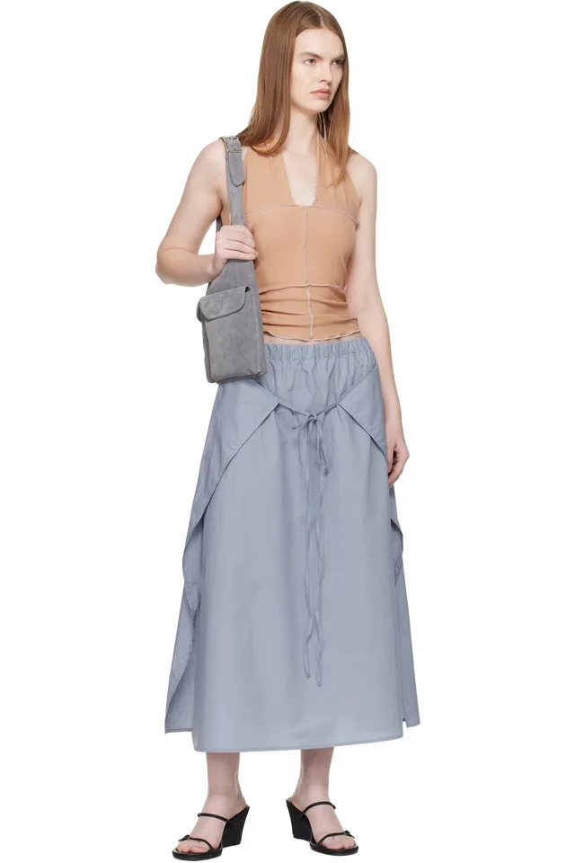 Baserange Tan Cinder Halter Top, photo 4 of 4 from SSENSE