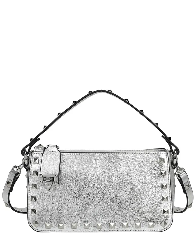 Tiffany & Fred Paris Metallic Studded Convertible Shoulder Bag, image 1 of 1 from Rue La La