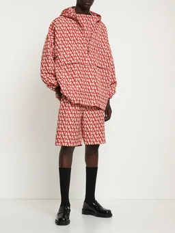 Valentino Hooded jacket with zip closure in 100% Silk, photo 2 of 5 from LUISAVIAROMA