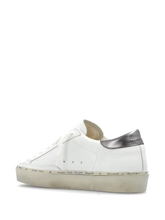 Golden Goose Hi Star leather sneakers in White, photo 3 of 5 from FARFETCH