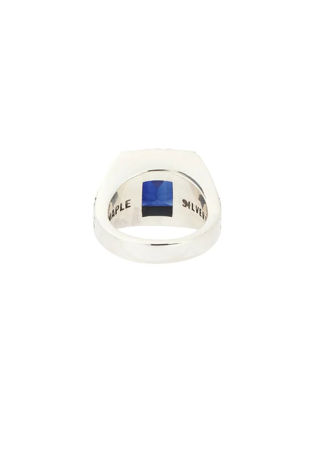 MAPLE Gazzi Signet in Silver 925 & Sapphire, photo 3 of 3 from REVOLVE (Canada)