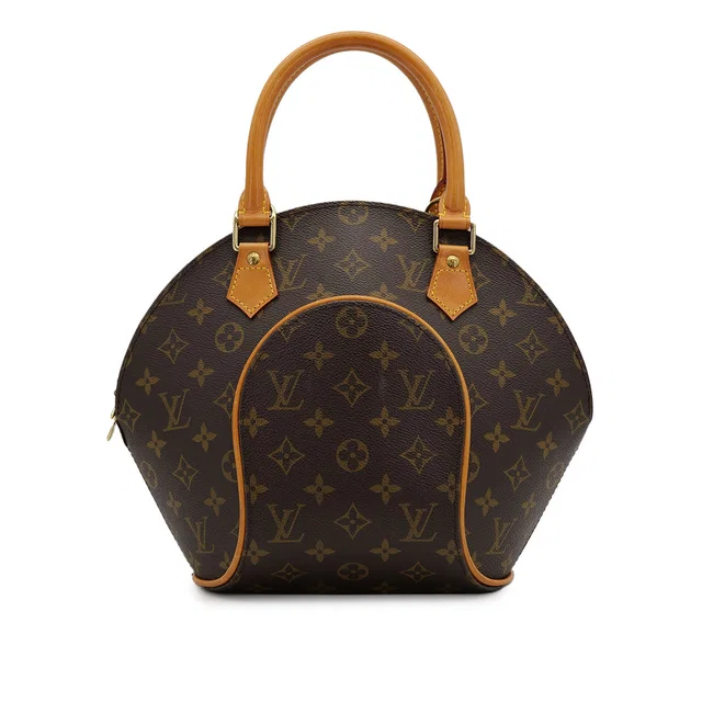 Louis Vuitton Monogram Ellipse PM Hand Bag Brown M51127 in Brown Coated canvas from Luxury Promise