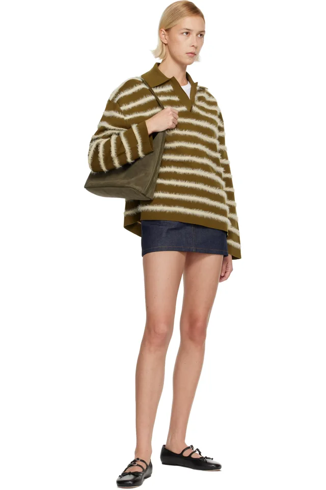 A.P.C. Khaki Vera Bag, photo 4 of 4 from SSENSE