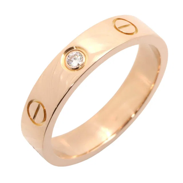 Cartier Mini Love Au750 Diamond Ring Size 50 from LuxUness