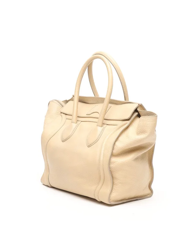 Celine Luggage Mini Bag in Caviar leather from A Retro Tale, photo 3 of 12