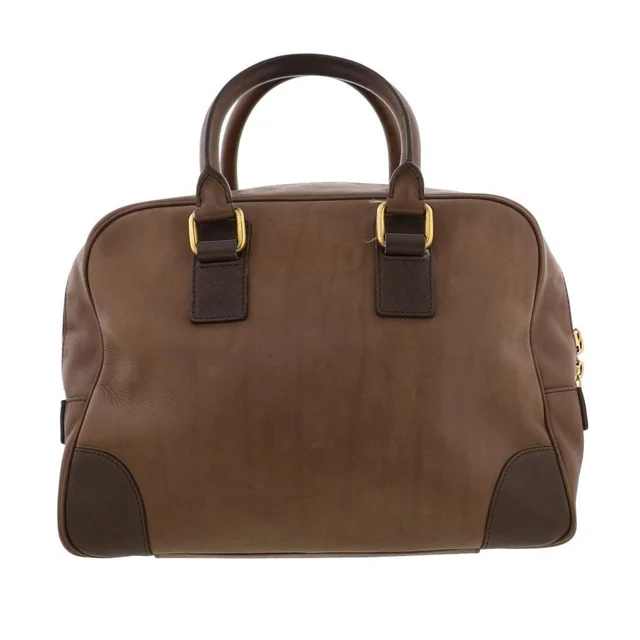 Celine All Leather Handbag Brown in brown|red Leather from Poshmark, photo 1 of 1