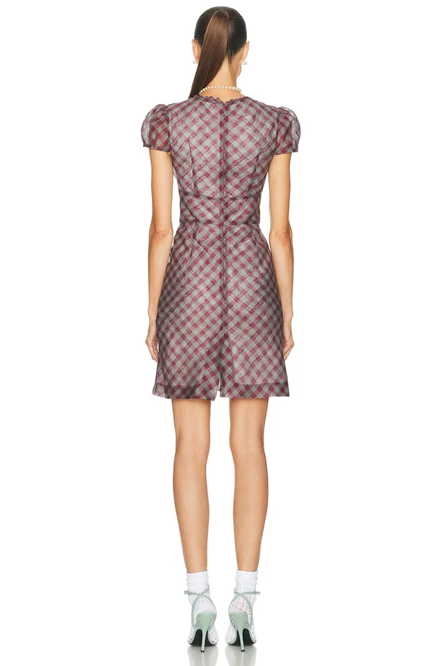Shushu/Tong Lace Trim Sweetheart Neckline Dress, photo 2 of 2 from FWRD