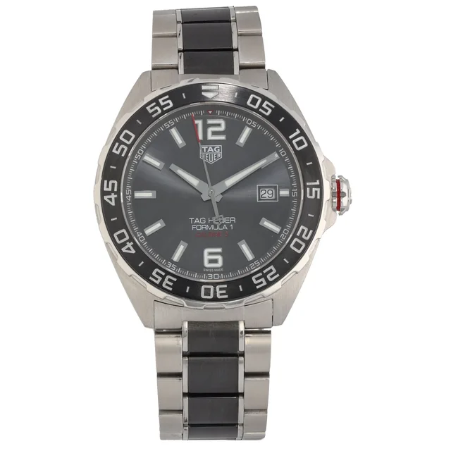 TAG Heuer Formula 1 WAZ2011 43mm Stainless Steel Watch in Ceramic from H&T
