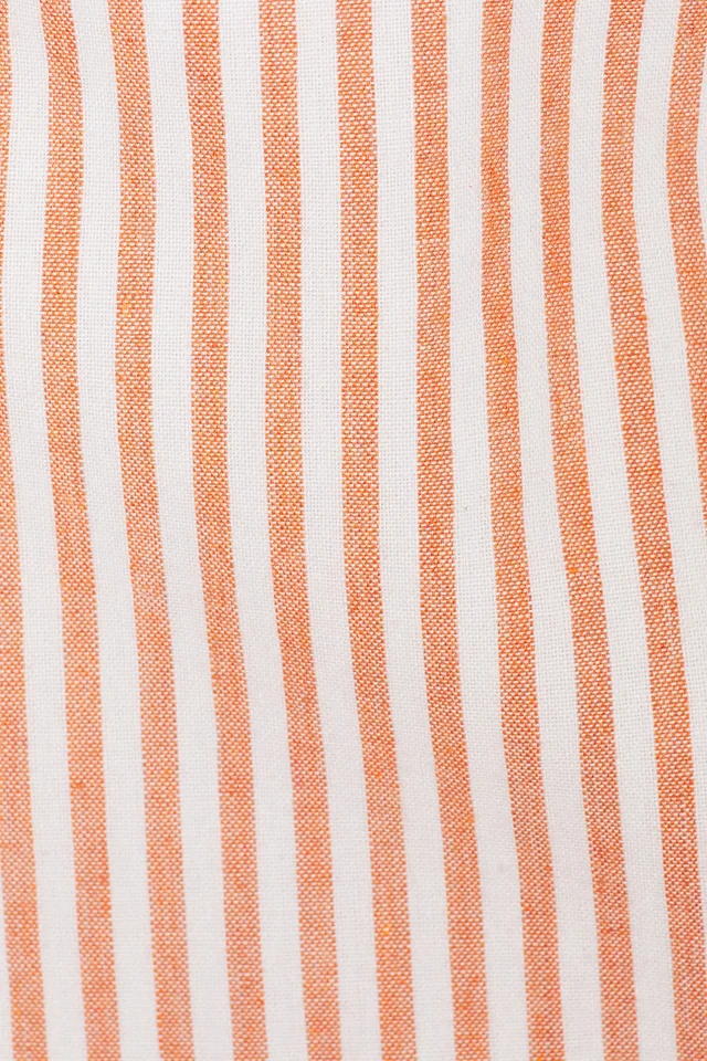 MORE TO COME Neve Mini Dress in Burnt Orange Stripe, photo 4 of 4 from REVOLVE (Canada)
