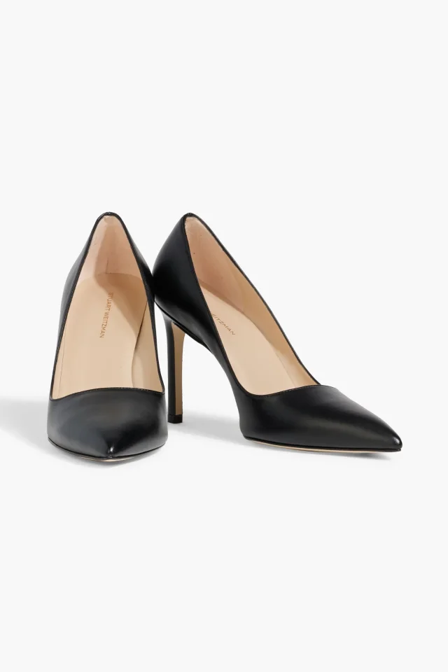 Stuart Weitzman Leigh 95 leather pumps, photo 6 of 6 from THE OUTNET