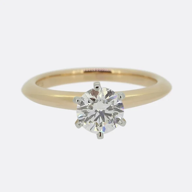 Tiffany & Co. 0.69 Carat Diamond Engagement Ring from The Vintage Jeweller
