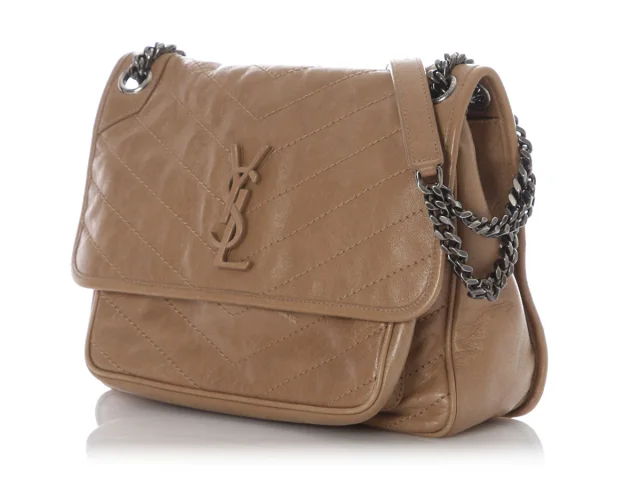 Saint Laurent Medium Toffee Niki in Leather from Ann's Fabulous Finds, photo 3 of 9