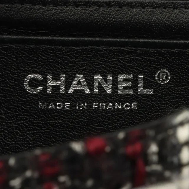 Chanel 2019頃製 ツイード CC ターン ロック チェーン ショルダーバッグ マルチ from VINTAGE QOO TOKYO, photo 6 of 13
