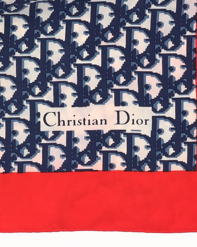 Dior 80 Trotter Silk Scarf in Silk from A Retro Tale, photo 4 of 4