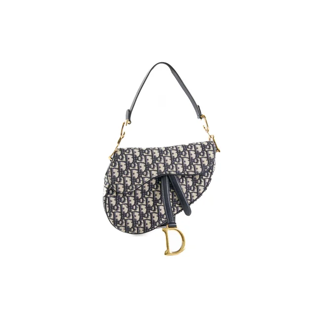 Dior Saddle Oblique Shoulder Bag in Canvas from The Purse Affair
