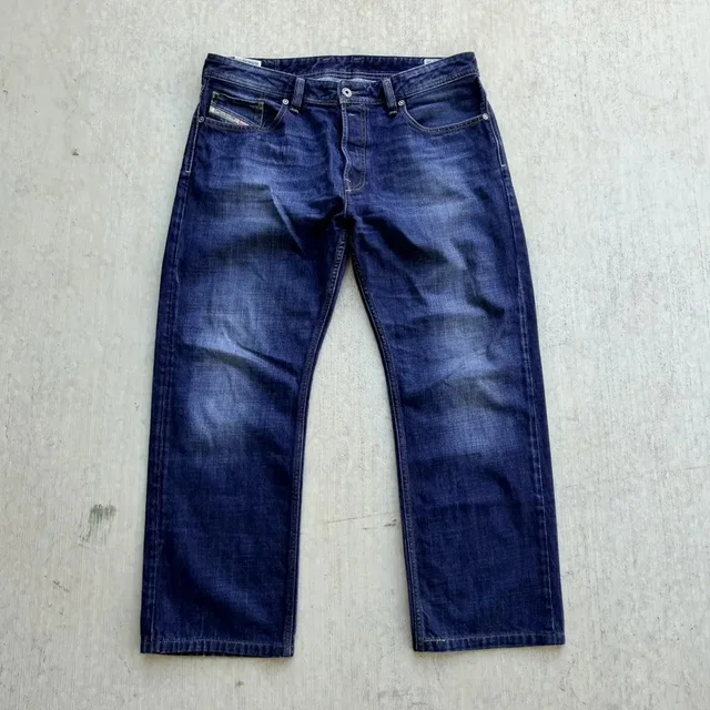 Diesel Jeans Larkee Relaxed Straight Men Size 34 in blue Denim from Grailed
