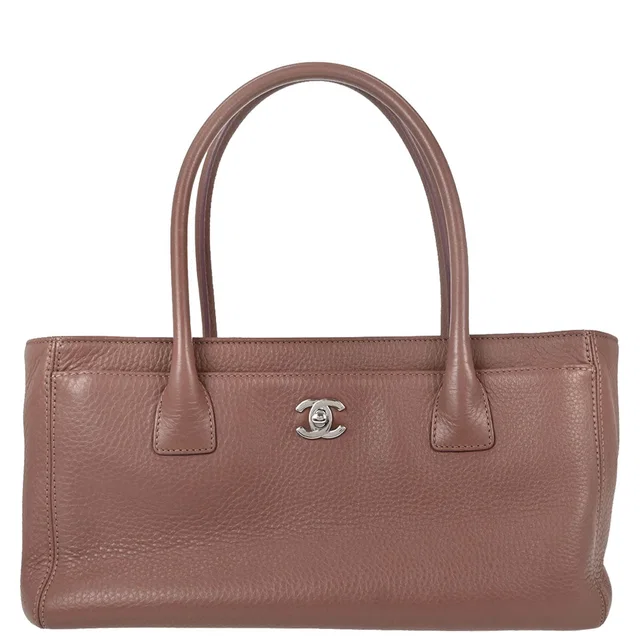 Chanel 2013-2014 Pink Deerskin Executive Cerf Tote Bag in Pink from AMORE Vintage Tokyo