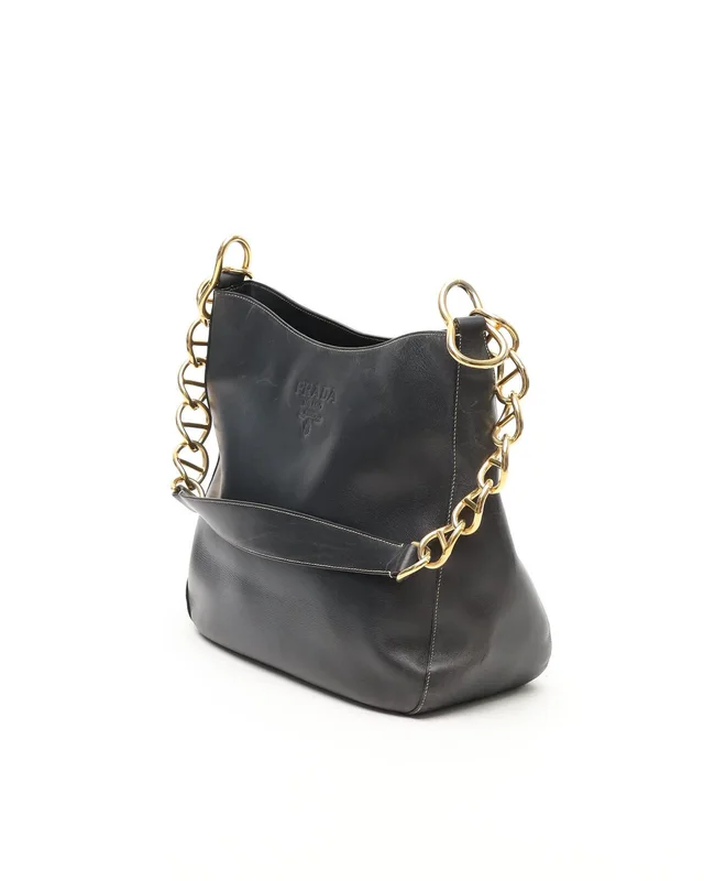 Prada Vitello Daino Chain Bag in Leather from A Retro Tale, photo 2 of 12