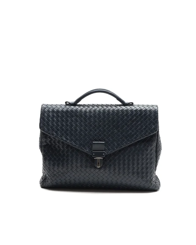 Bottega Veneta Intrecciato Business Bag in Woven leather from A Retro Tale