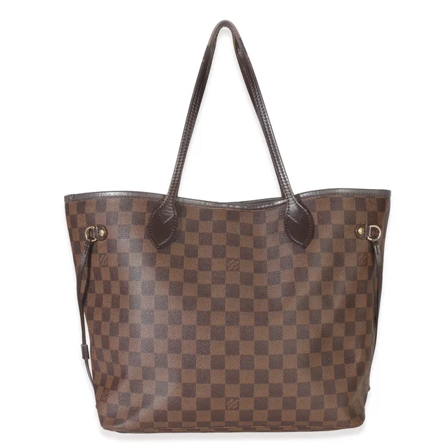 Louis Vuitton Damier Ebene Canvas Neverfull MM in Brown Canvas from myGemma