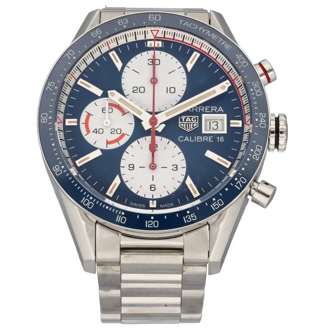 TAG Heuer Carrera CV201AR-0 41mm Stainless Steel Watch from H&T