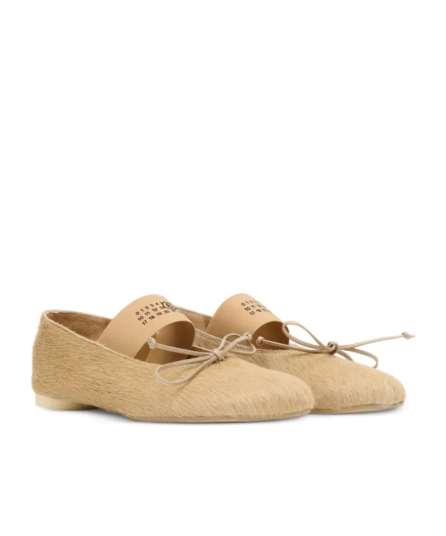 Mm6 Maison Margiela Anatomic round-toe ballet flats, photo 2 of 6 from SENSER