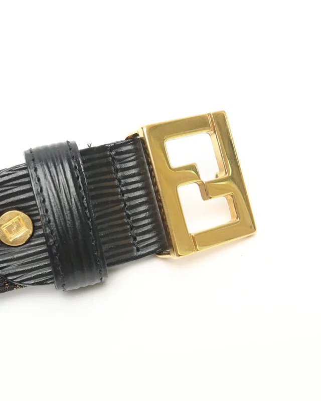 Fendi FF Zucca Belt, Size 75 in Canvas from A Retro Tale, photo 5 of 5