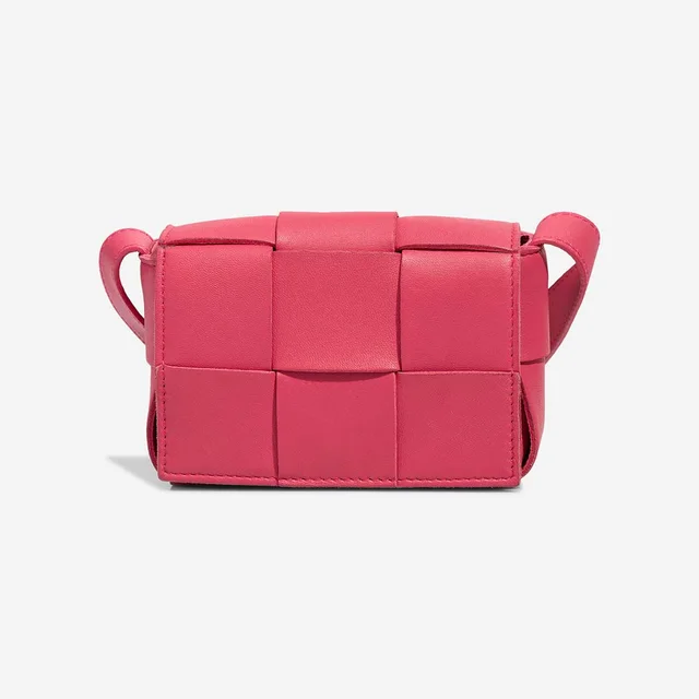Bottega Veneta Cassette Micro Lamb Pink in Pink Lambskin from SACLÀB, photo 4 of 10