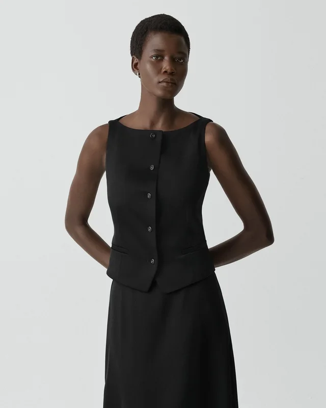 Theory Boatneck Vest in Satin from Theory, photo 1 of 1