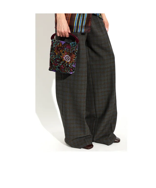 Dries Van Noten Crisp Beaded Shoulder Bag, photo 3 of 7 from SENSER
