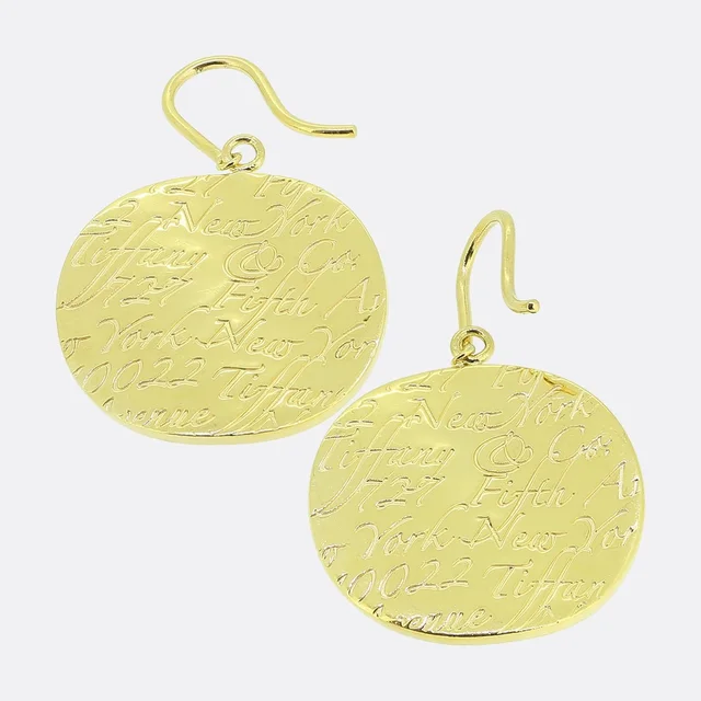 Tiffany & Co. Notes Earrings from The Vintage Jeweller