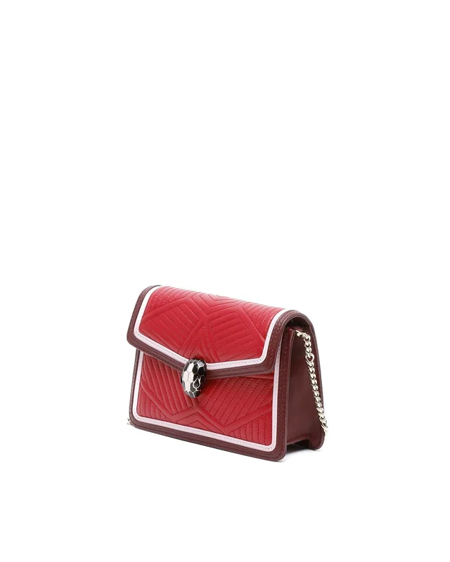Bvlgari Mini Serpenti Diamond Blast Chain Bag in Leather from A Retro Tale, photo 2 of 10