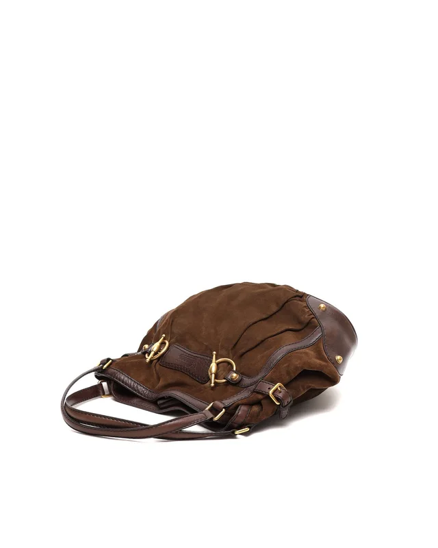 Gucci Horsebit Suede Bag in Suede from A Retro Tale, photo 4 of 7
