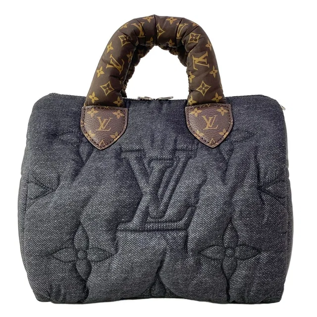 Handbag LV Pillow Speedy Bandouliere 25 Gray in Grey Nylon from The Reluxe