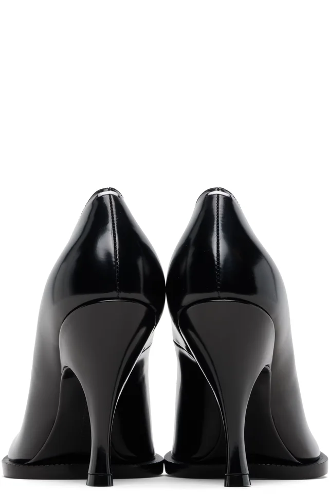 Maison Margiela Black Tabi City Evening Heels, photo 2 of 4 from SSENSE