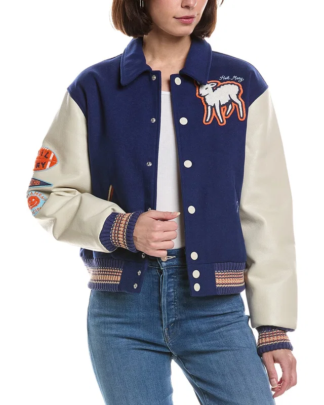 MOTHER The Team Spirit Wool-Blend Jacket, image 1 of 1 from Rue La La
