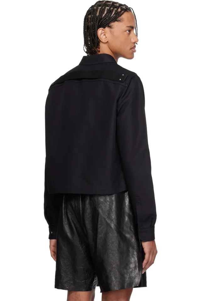 Rick Owens Black Temple Tour Alice Shirt, photo 3 of 4 from SSENSE