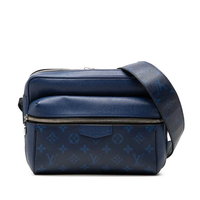 Blue Louis Vuitton Monogram Taigarama Outdoor Messenger Crossbody Bag in Blue Coated canvas from Designer Revival