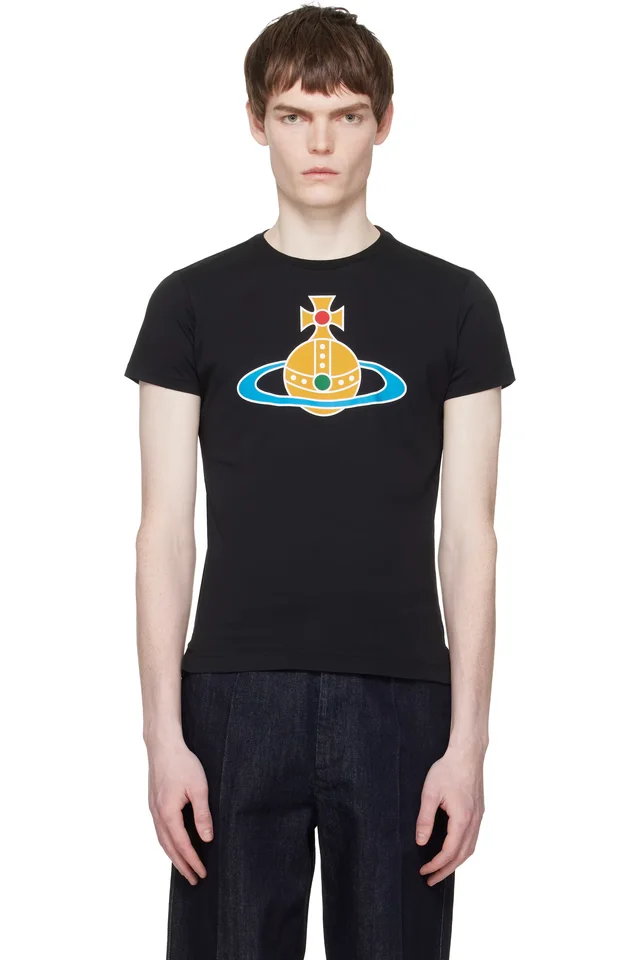 Black Oversized Orb Peru T-shirt, image 1 of 1 from SSENSE