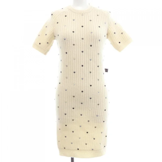 Louis Vuitton Rhinestone Rib Knit Dress from The Reluxe