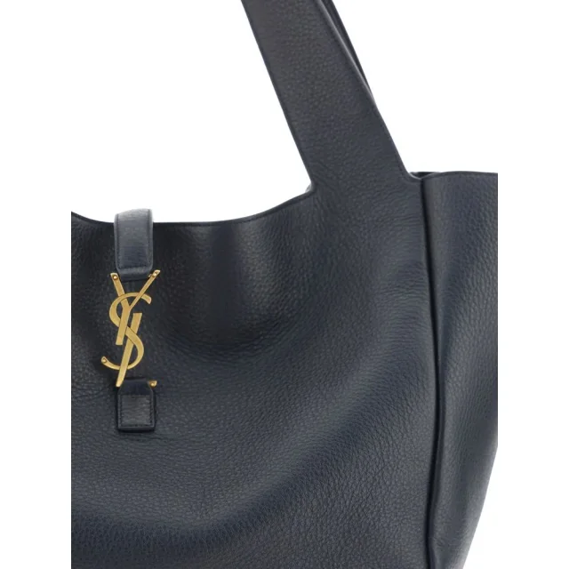 Saint Laurent Black Calf Leather Bos Taurus Shoulder Bag in Black Calfskin from HEWI, photo 4 of 4