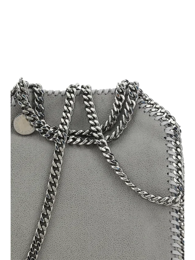 Stella McCartney Tiny Shaggy Clutch — Gray Polyester in Grey from HEWI