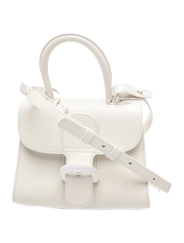 Delvaux Leather Brillant Mini in gray Leather from The RealReal