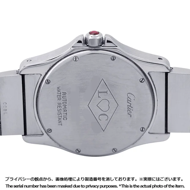 Cartier Santos Rondo W29mm Stainless Steel K18YG Silver DialW20038R3 in Silver from GALLERY RARE, photo 2 of 2