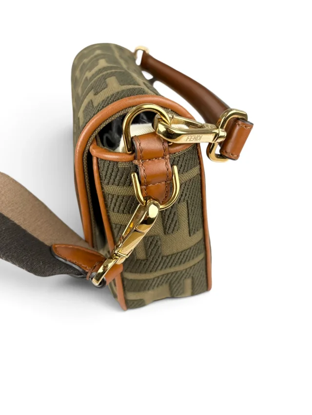 Fendi Monogram Canvas Medium Baguette in Coated canvas from Season 2 Consign, photo 4 of 9